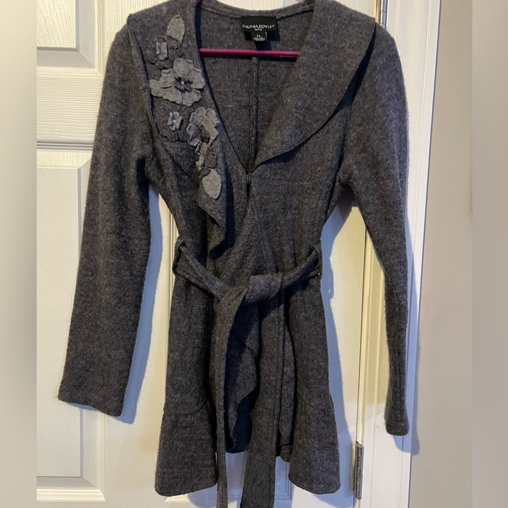 Cynthia Rowley, Gray Wool Swester S : PS - Picture 2 of 6